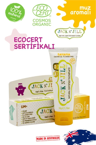 Jack N'Jill Jack N' Jill Doğal Diş Macunu Muz 50 gr - 2