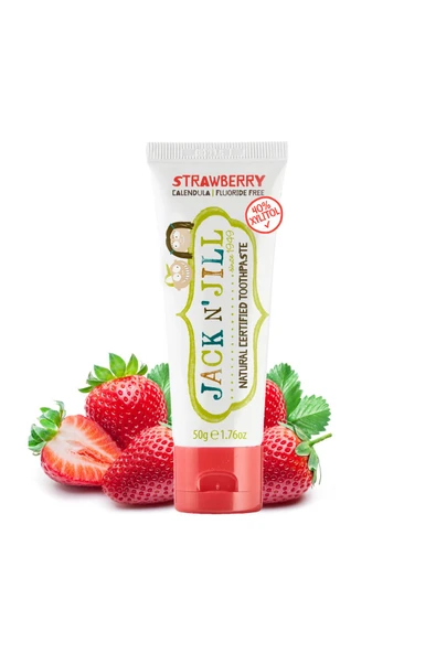Jack N'Jill Doğal Diş Macunu Çilek 50 gr - 6