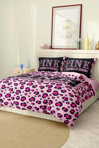 Marka Nevresim Takımı Çift Kişilik Pamuklu Saten Kumaş 6 Parça 3D Dijital Baskı Duvet Cover Set Model No:129 ürün görseli 1