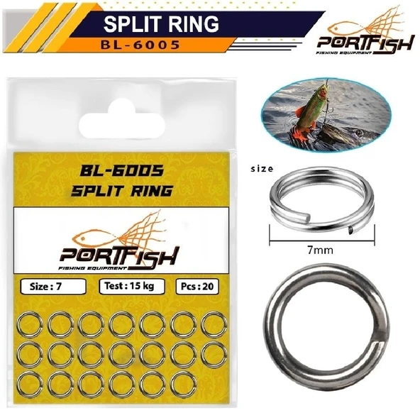 Portfish Bl-6005 Kaşık Split Halka No:4,5