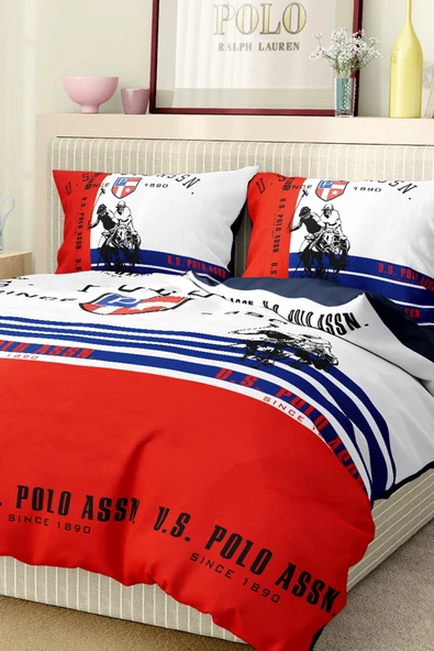 Nevresim Takımı Çift Kişilik Pamuklu Saten Kumaş 6 Parça 3D Dijital Baskı Duvet Cover Set Model No:85 - 6