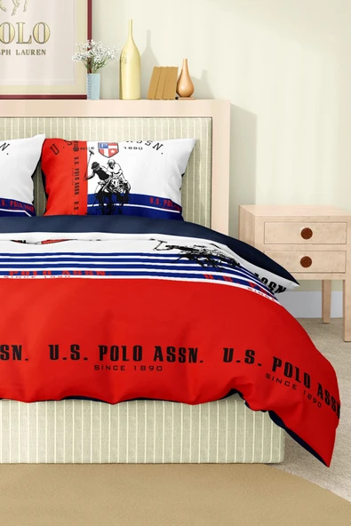 Nevresim Takımı Çift Kişilik Pamuklu Saten Kumaş 6 Parça 3D Dijital Baskı Duvet Cover Set Model No:85 - 5