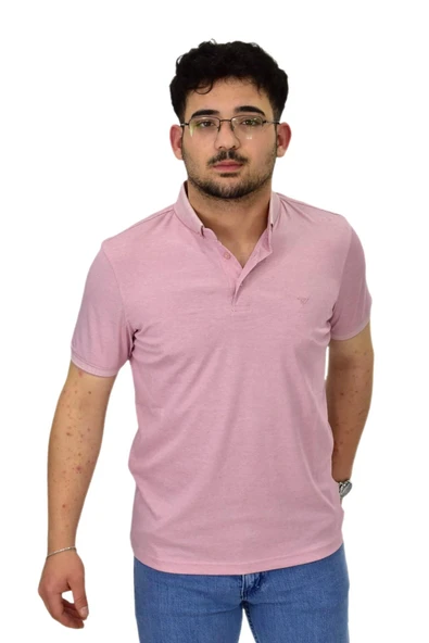 Erkek Polo Yaka Merserize Tişört 1000 BGL-ST04532 - Resim 10