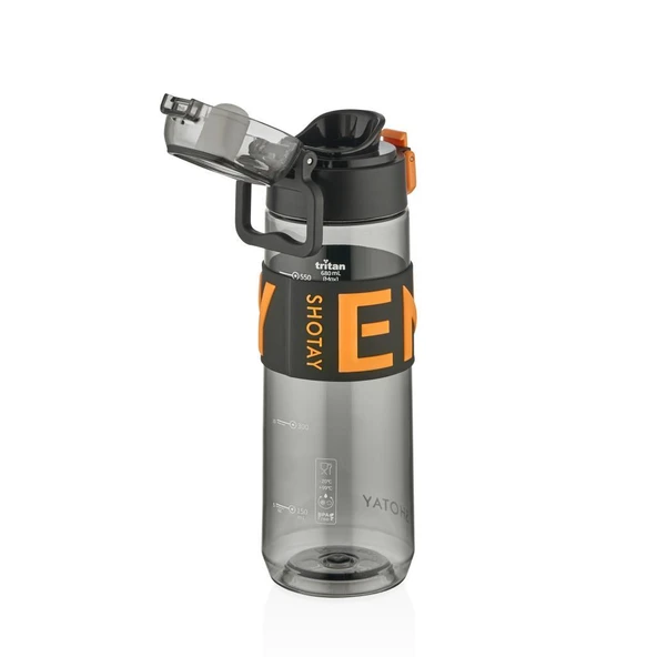 Shotay Enjoy Su Matarası Tritan Siyah 680Ml - 2