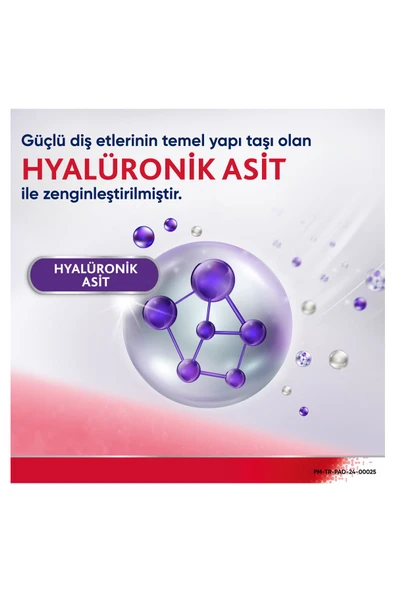 Parodontax Diş Eti Güçlendirme ve Koruma Hyalüronik Asitli & Beyazlatıcı Diş Macunu 75 ml - Resim 4