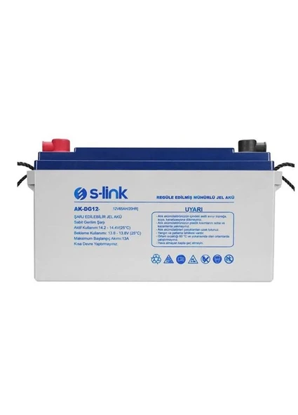 S-Link 12 VOLT 100 AMPER DEEP CYCYLE GEL AKÜ SLI.JA00100.12