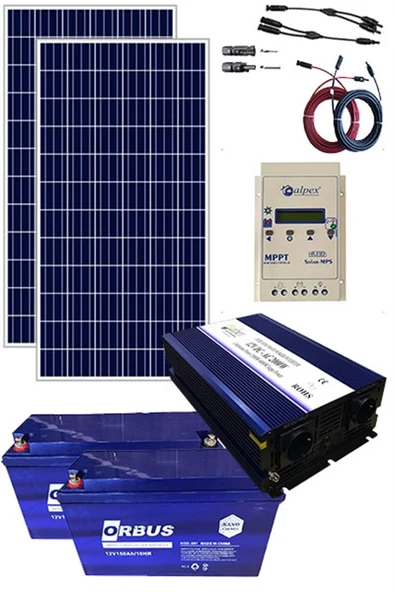 ALPEX HAZIR SOLAR PAKET BAĞ EVİ SP600 ürün görseli 1
