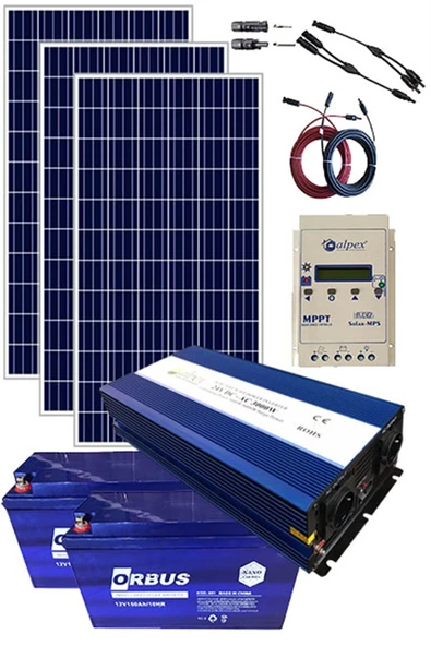 ALPEX HAZIR SOLAR PAKET BAĞ EVİ SP 800
