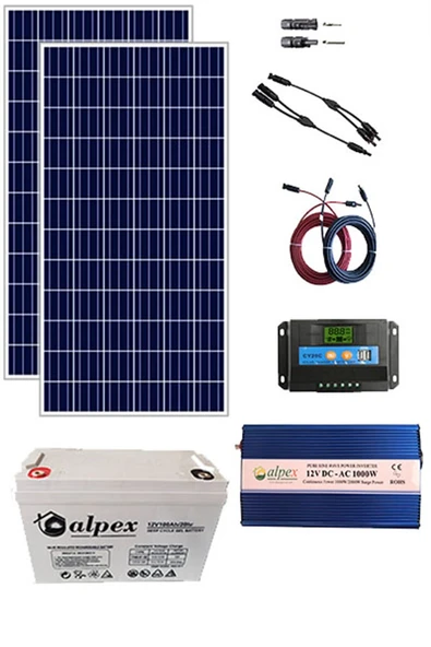 ALPEX SOLAR PAKET SP330 Bağ Evi - Karavan Solar Paket ürün görseli 1