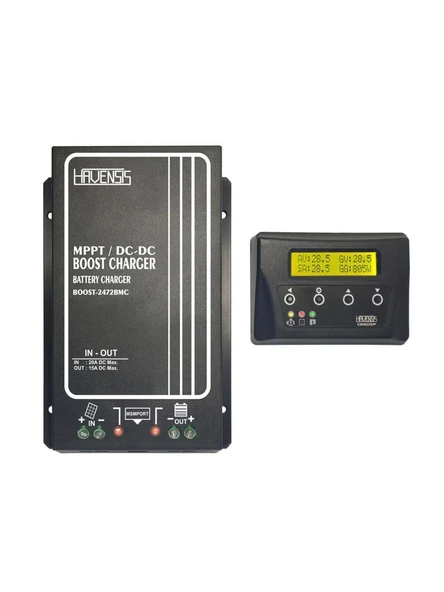 ELEKTRİKLİ BİSİKLET AKÜ İÇİN DİGİTAL EKRANLI SOLAR ŞARJ CİHAZI - 1