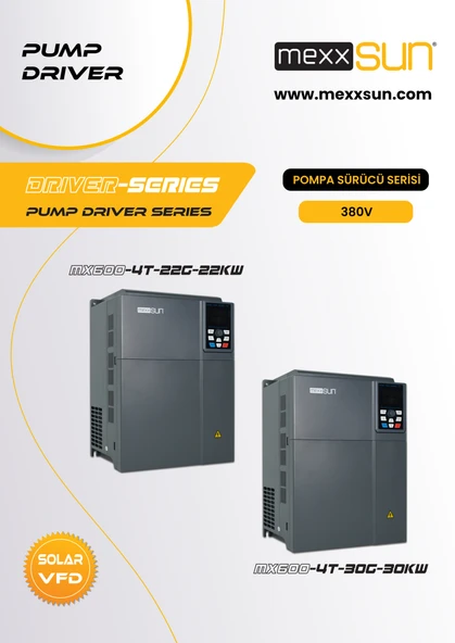 Mexxsun 40Hp (30 kW) Solar Pompa Sürücüsü (Trifaze) - Resim 5