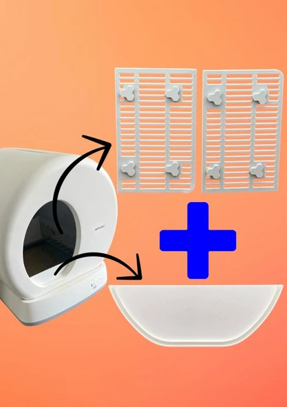 Yakınlaştırmak için imleci görselin üzerine getirin Kedi Tuvaleti Kapısı ve Eleği, Otomatik Kedi Tuvaleti Kapısı ve Eleği, C10 ve C10+ modelleri ile uyumlu kedi tuvaleti kapısı