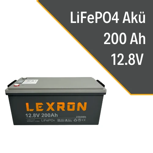 LEXRON 200AH 12.8V LİTYUM AKÜ LEXRON