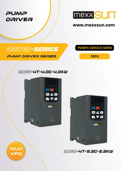 Mexxsun 5,5Hp (4 kW) Solar Pompa Sürücüsü (Trifaze) - Resim 5