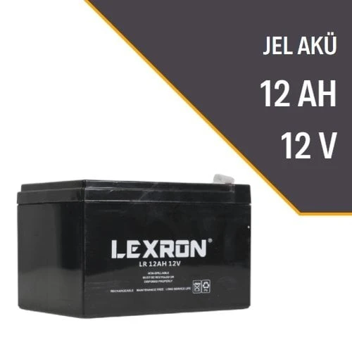LEXRON 12AH 12V KURU TİP AKÜ LXR12