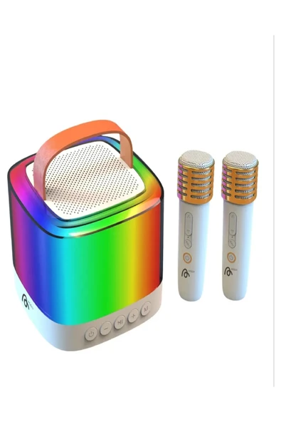 Karaoke Bluetooth Hoparlör Aggıy Ag-s7 Kablosuz Mikrofonlu Rgb Led Parti Işıklı - 2