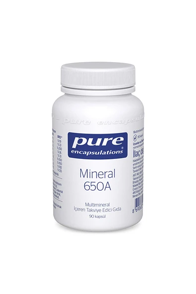 Pure Encapsulations Mineral 650 A 90 Kapsül ürün görseli
