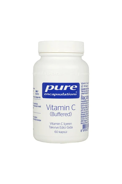 Pure Encapsulations Vitamin C Buffered 60 Kapsül