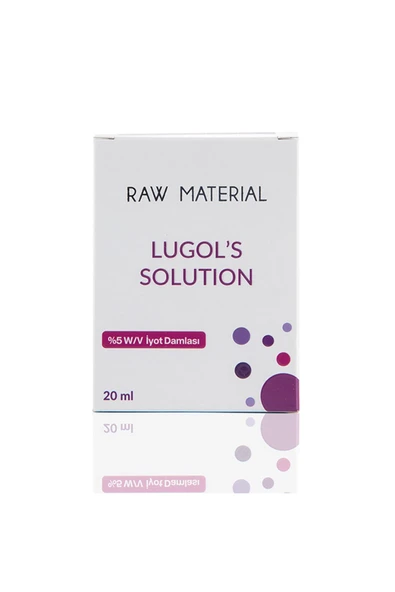 Raw Material Lugol's Solution Iyot %5 Damla 20 ml - Resim 2