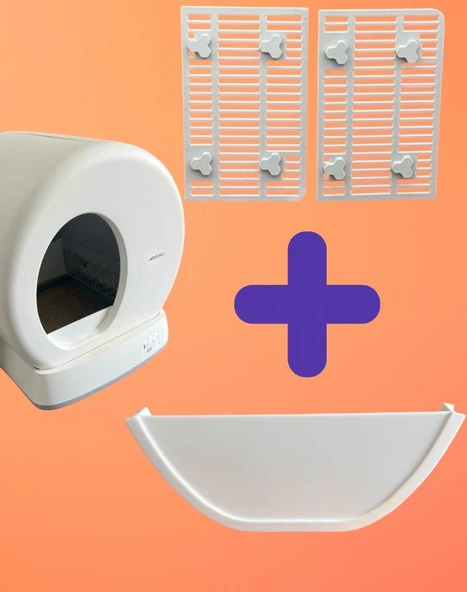 Kedi Tuvaleti Kapısı ve Eleği, Otomatik Kedi Tuvaleti Kapısı ve Eleği, C10 Pro ve C10 Pro+ modelleri ile uyumlu kedi tuvaleti kapısı