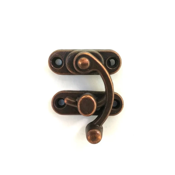 Yay Gözü, Ahşap Kutu Klipsi - Büyük 37x45 Mm, Antik, 1 Adet ürün görseli