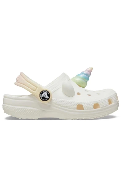 crocs 209701-0WV CLASSIC IAM RAINBOW UNICORN BEBEK TERLİK SANDALET
