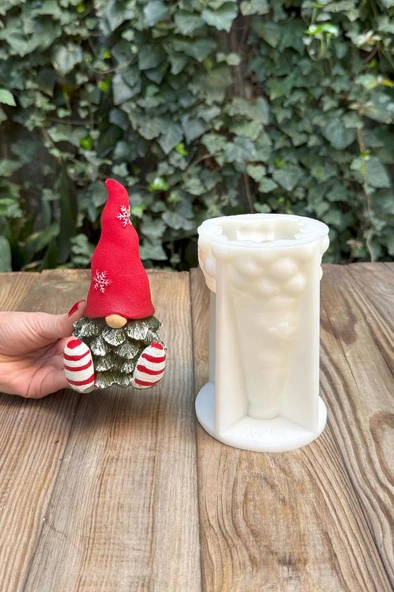 Noel Cücesi Silikon Mum Kalıbı