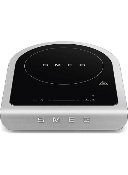 Smeg Portatif Indüksiyonlu Ocak Mat Zümrüt Yeşil PIC01EGMEU - Resim 2