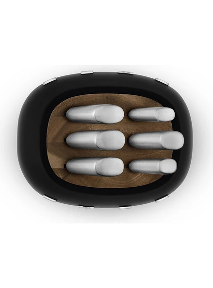 Smeg 50's Style KBSF02 Siyah Standlı Bıçak Seti - 7