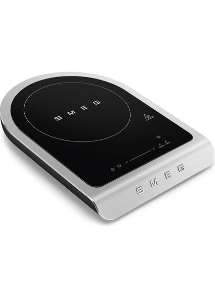 Smeg Portatif Indüksiyonlu Ocak Mat Siyah PIC01BLMEU ürün görseli 1
