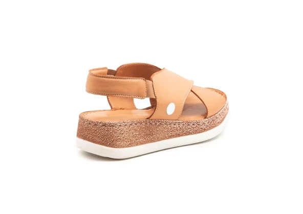 MAMMAMİA 2395 Taba Kadın Sandalet - 5