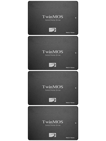 (4 Adet) Twinmos TM256GH2UGL 2.5" 256 GB 580/550 MB/S TLC 3D NAND SATA 3 SSD