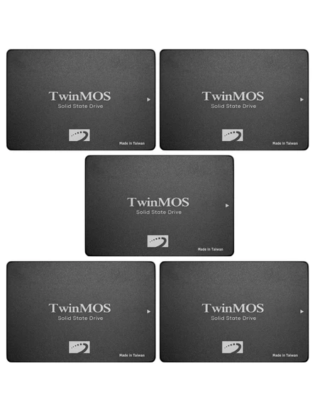 (5 Adet) Twinmos TM256GH2UGL 2.5" 256 GB 580/550 MB/S TLC 3D NAND SATA 3 SSD