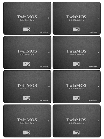 (8 Adet) Twinmos TM256GH2UGL 2.5" 256 GB 580/550 MB/S TLC 3D NAND SATA 3 SSD