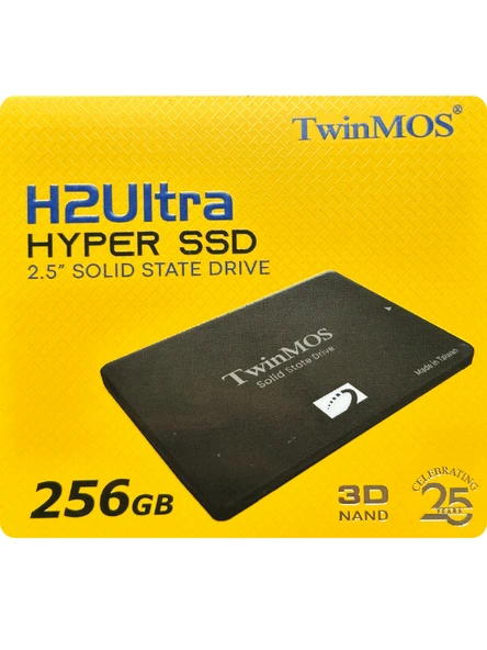 (2 Adet) Twinmos TM256GH2UGL 2.5" 256 GB 580/550 MB/S TLC 3D NAND SATA 3 SSD - 3