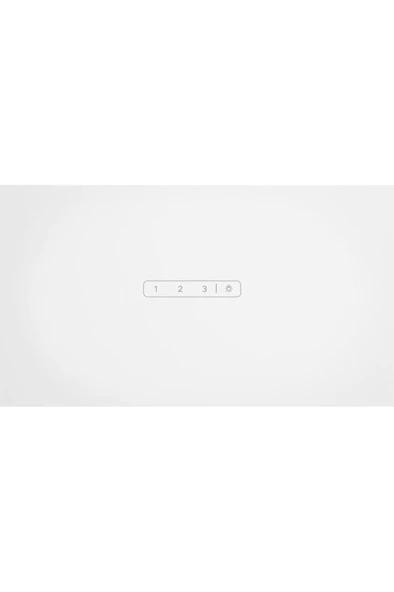 DVK6J429 Beyaz Cam Duvar Tipi Davlumbaz - Resim 3