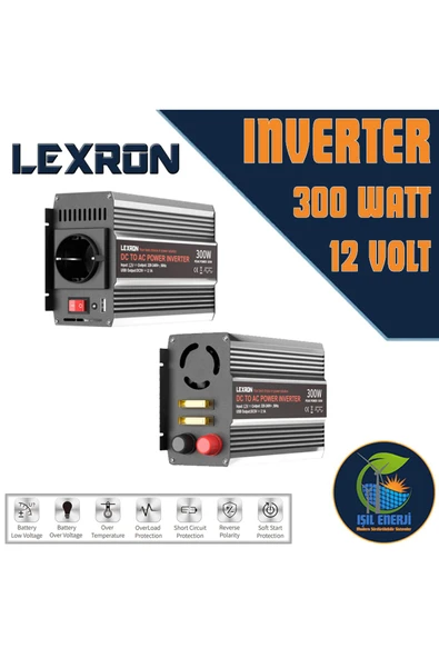 Modifiye Sinüs Inverter - 300 Watt 12 Volt - 300w 12v - 0.3kw