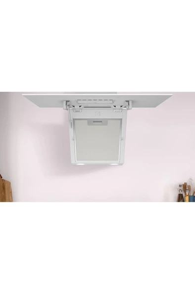 DVK6J429 Beyaz Cam Duvar Tipi Davlumbaz - Resim 4