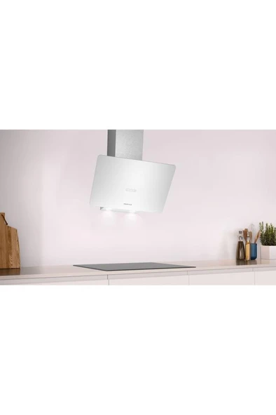 DVK6J429 Beyaz Cam Duvar Tipi Davlumbaz - Resim 5