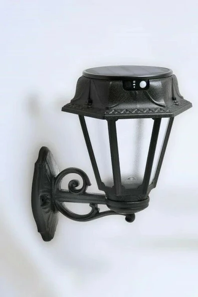 FUMAGALLI BISSO/ROSETTA BLACK SOLAR LED Q150 PIR 4000K