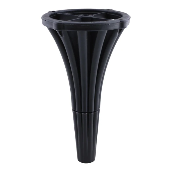 (4 ADET) İstanbul 19 cm Siyah Mobilya Kanepe Koltuk Tv Ünitesi Konsol Ayağı Ayak Ayakları - Resim 6