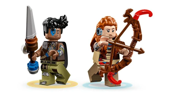LEGO Horizon 77037 Aloy and Varl vs. Shell-Walker and Sawtooth - 4
