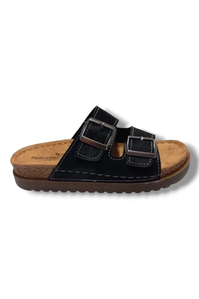 Gezer 16323-25 Parlak Çift Bant Anatomik Kadın Terlik - Resim 2