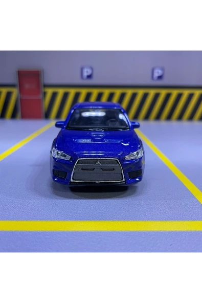 Mitsubishi Lancer EVO X 1/36 Ölçek Welly Diecast Metal Model Araba Oyuncak Araba Çek Bırak - 2