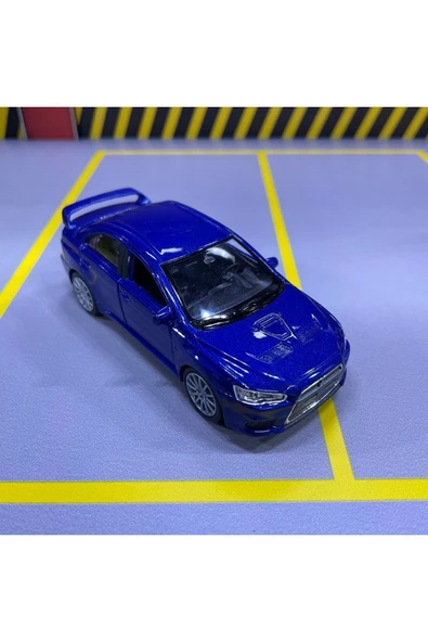 Mitsubishi Lancer EVO X 1/36 Ölçek Welly Diecast Metal Model Araba Oyuncak Araba Çek Bırak - 4