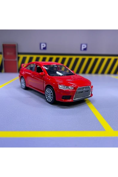 Mitsubishi Lancer EVO X 1/36 Ölçek Welly Diecast Metal Model Araba Oyuncak Araba Çek Bırak