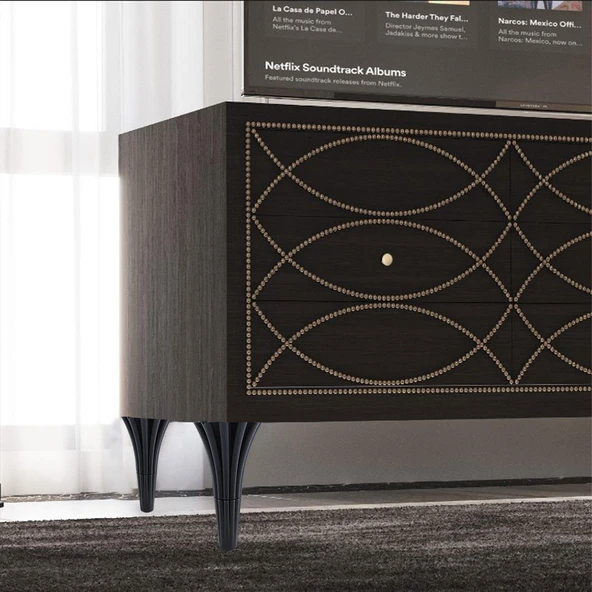 (4 ADET) İstanbul 19 cm Siyah Mobilya Kanepe Koltuk Tv Ünitesi Konsol Ayağı Ayak Ayakları - Resim 7