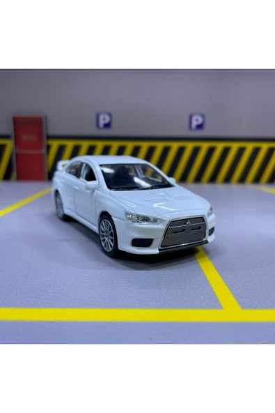 Mitsubishi Lancer EVO X 1/36 Ölçek Welly Diecast Metal Model Araba Oyuncak Araba Çek Bırak