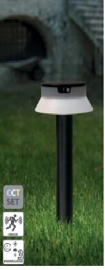 FUMAGALLI SANTINA 800 SPIKE SOLAR LED Q150 PIR 4000K OPAL REFLECTOR