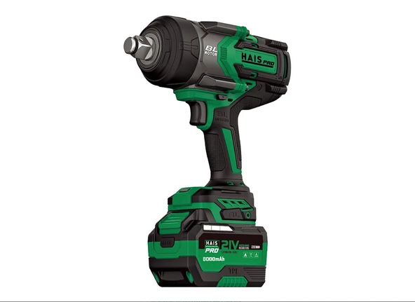 Haispro RB-819 Profesyonel Darbeli 3/4 Somun Sıkma 2000 Nm 21 V 8.0 Ah